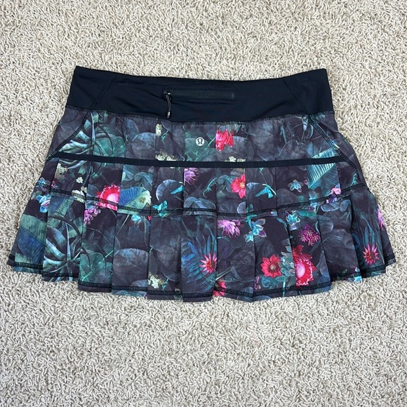Lululemon run pacesetter skirt curious jungle sz 8 - Picture 7 of 9